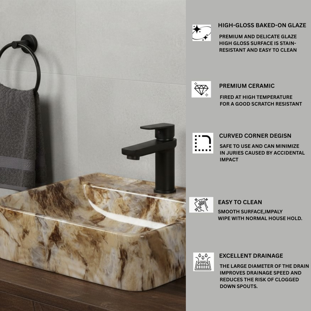 MS-2312 XYLOAN WALL MOUNTED BASIN GLOSSY (18"X14") - Image 4