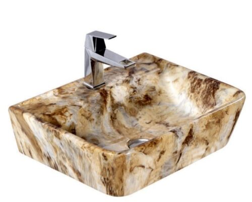 MS-2312 XYLOAN WALL MOUNTED BASIN GLOSSY (18"X14")
