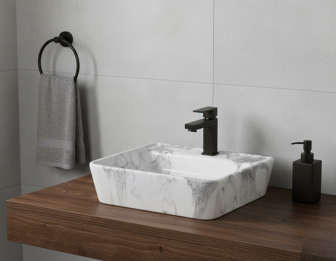 MS-2315 XYLOAN WALL MOUNTED BASIN MATT (18"X14") - Image 2