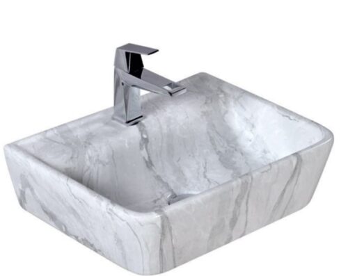 MS-2318 XYLOAN WALL MOUNTED BASIN GLOSSY (18"X14")