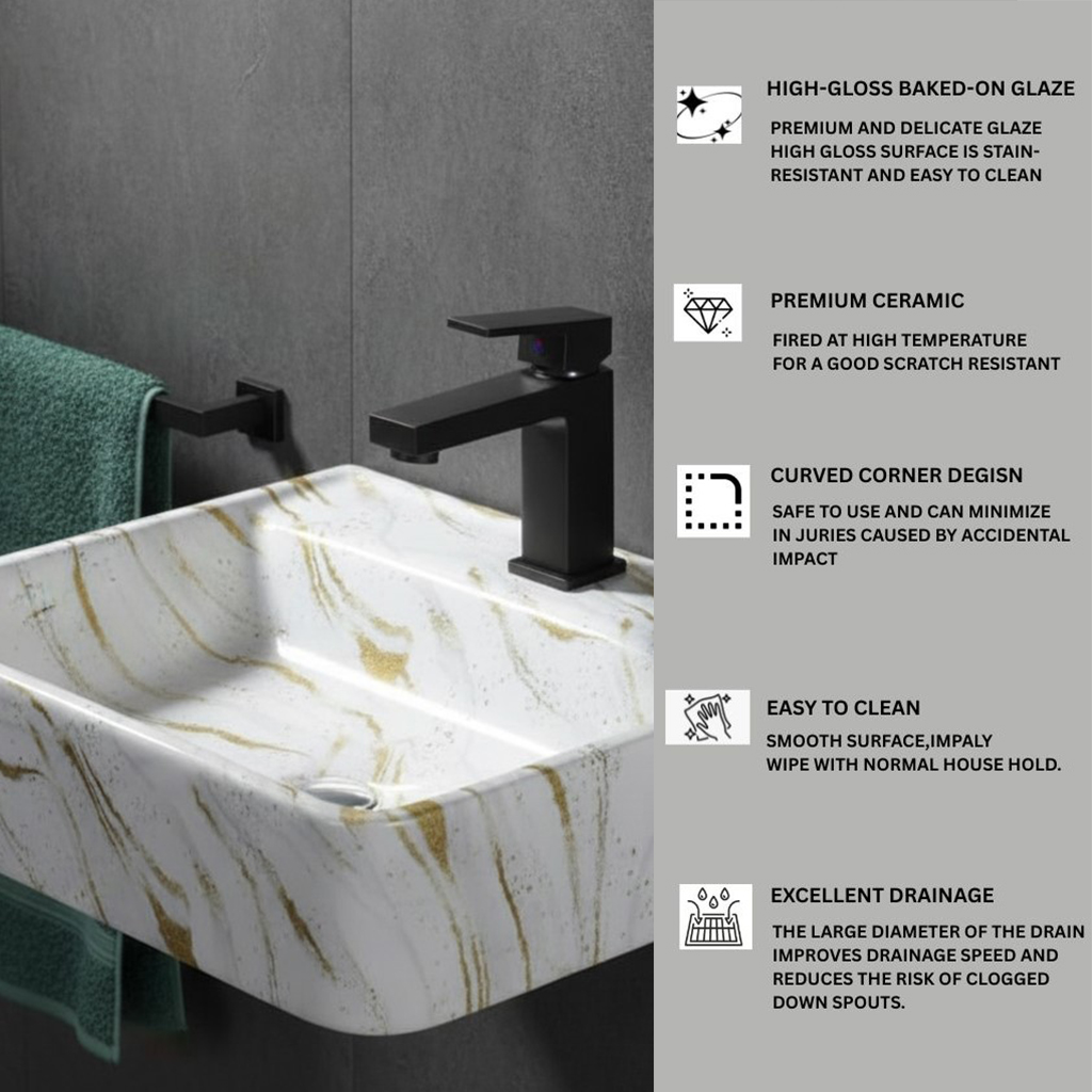 MS-2320 XYLOAN WALL MOUNTED BASIN GLOSSY (18"X14") - Image 4