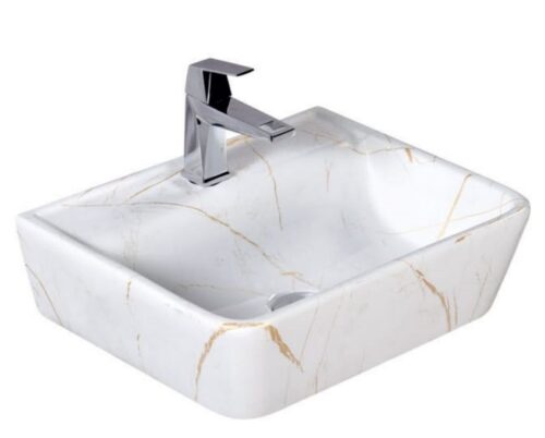 MS-2324 XYLOAN WALL MOUNTED BASIN GLOSSY (18"X14")
