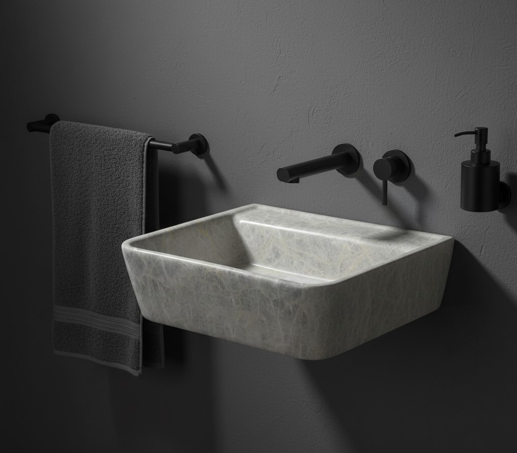 MS-2325 XYLOAN WALL MOUNTED BASIN GLOSSY (18"X14") - Image 2