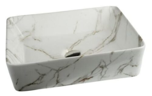 MS-2402 XYLOAN TABLE TOP BASIN GLOSSY (22"X14")