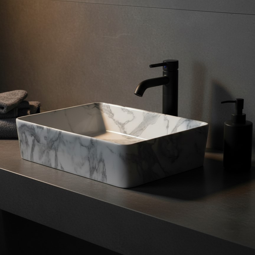 MS-2403 XYLOAN TABLE TOP BASIN MATT (22"X14") - Image 2
