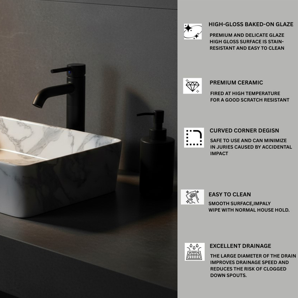 MS-2403 XYLOAN TABLE TOP BASIN MATT (22"X14") - Image 4