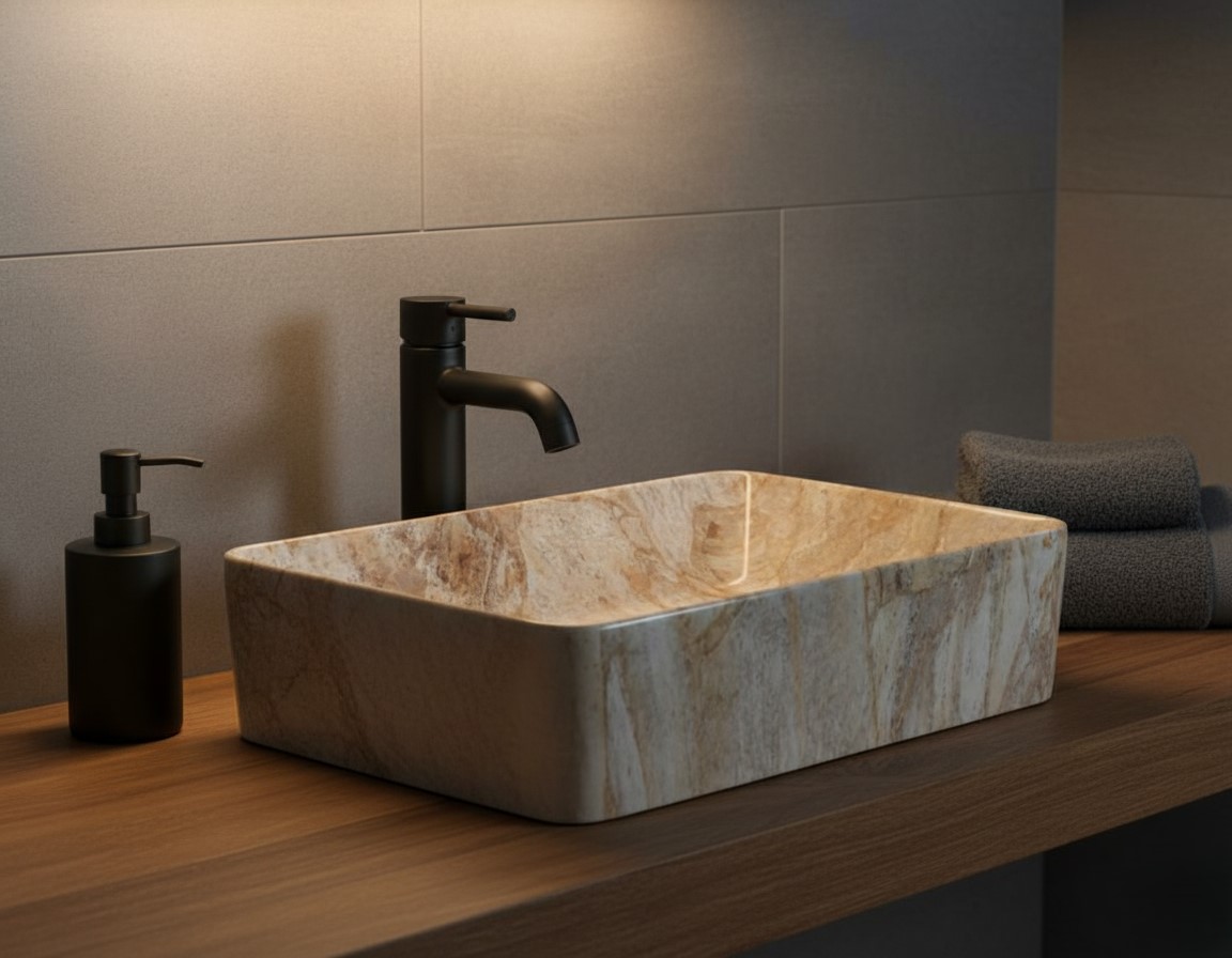 MS-2410 XYLOAN TABLE TOP BASIN GLOSSY (22"X14") - Image 2