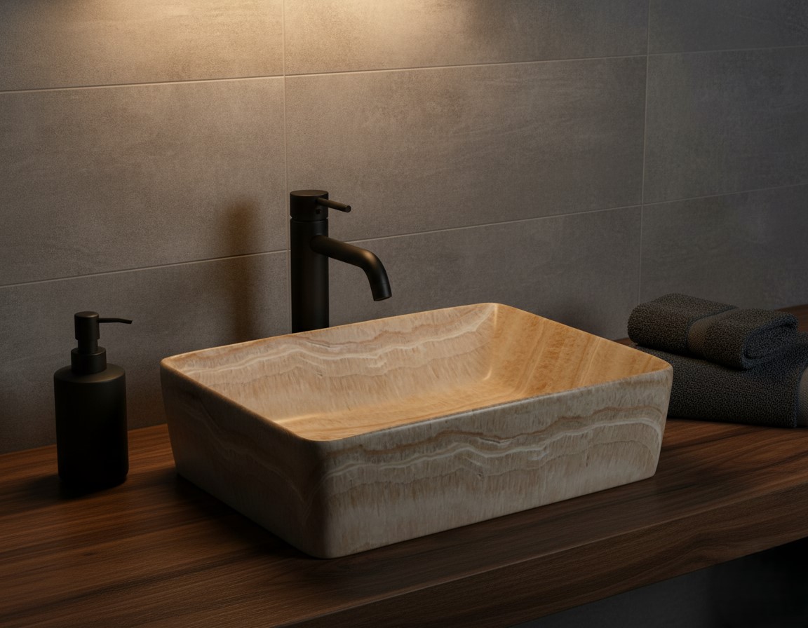 MS-2413 XYLOAN TABLE TOP BASIN GLOSSY (22"X14") - Image 2
