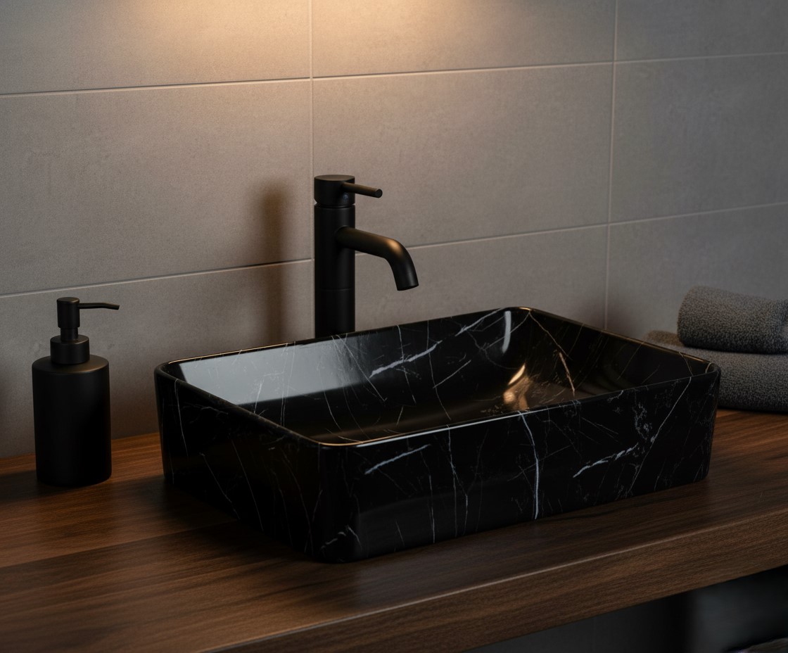 MS-2415 XYLOAN TABLE TOP BASIN MATT (22"X14") - Image 2