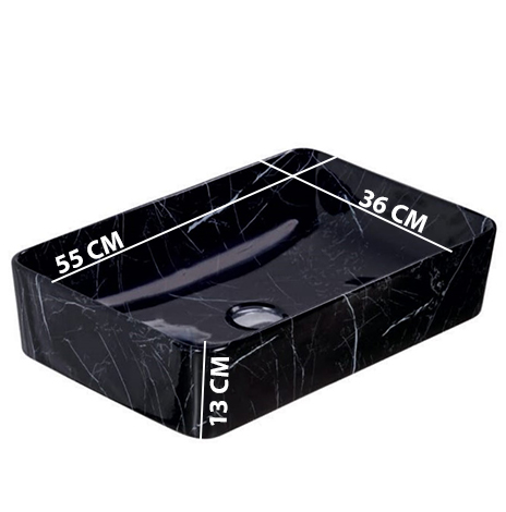 MS-2415 XYLOAN TABLE TOP BASIN MATT (22"X14") - Image 3