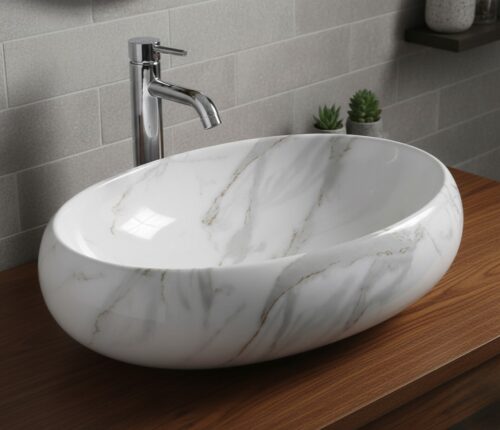 MS-2504 XYLOAN TABLE TOP BASIN GLOSSY (24"X16")