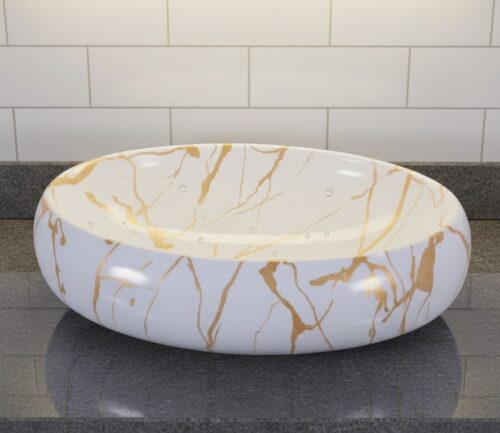MS-2505 XYLOAN TABLE TOP BASIN GLOSSY (24"X16")