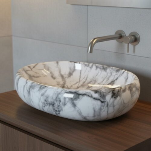 MS-2507 XYLOAN TABLE TOP BASIN GLOSSY (24"X16")