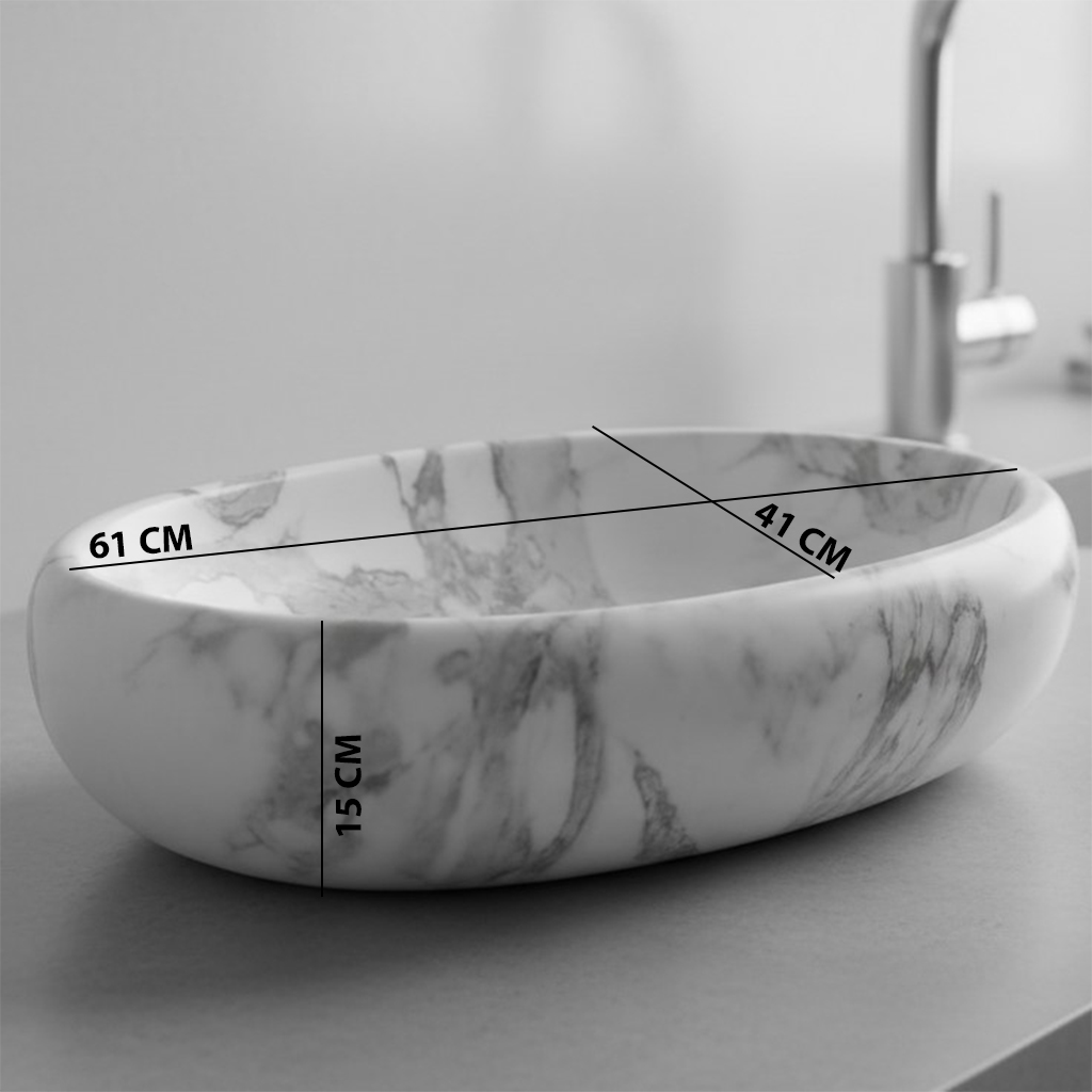 MS-2508 XYLOAN TABLE TOP BASIN MATT (24"X16") - Image 3