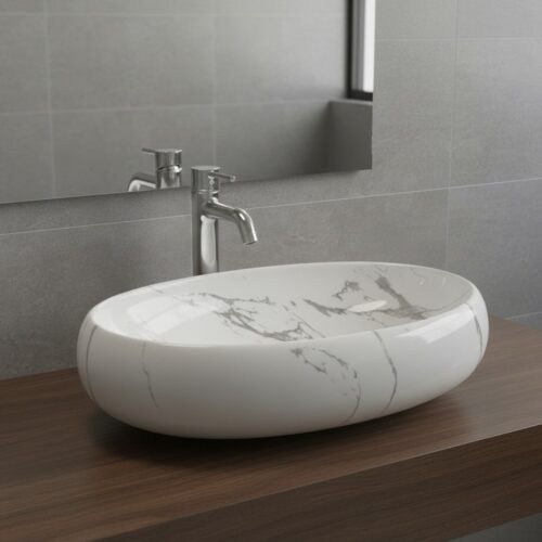 MS-2510 XYLOAN TABLE TOP BASIN GLOSSY (24"X16")