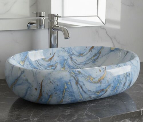 MS-2513 XYLOAN TABLE TOP BASIN GLOSSY (24"X16")