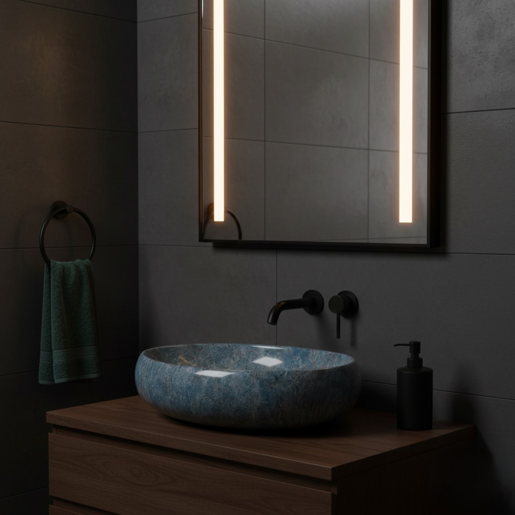 MS-2515 XYLOAN TABLE TOP BASIN GLOSSY (24"X16") - Image 2