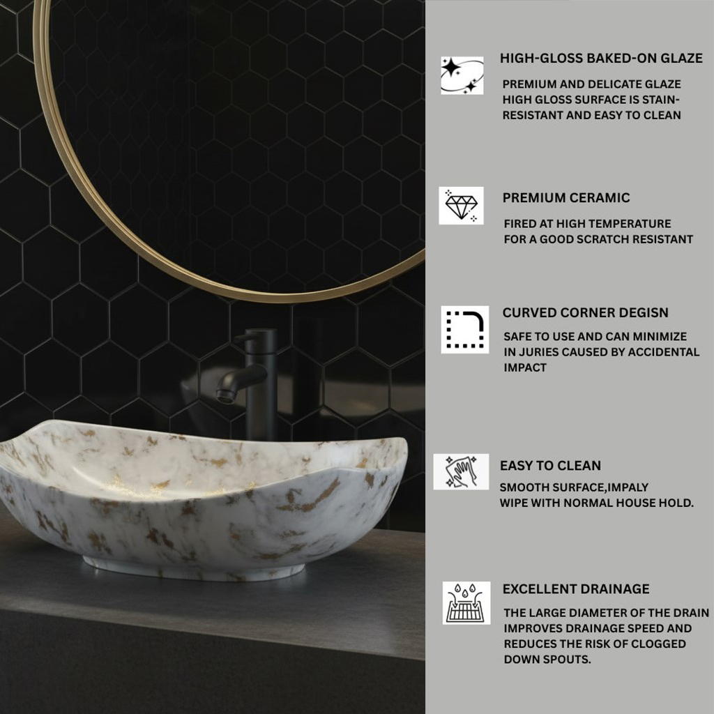 MS-2603 XYLOAN MODERN TABLE TOP BASIN MATT (22"X15") - Image 4