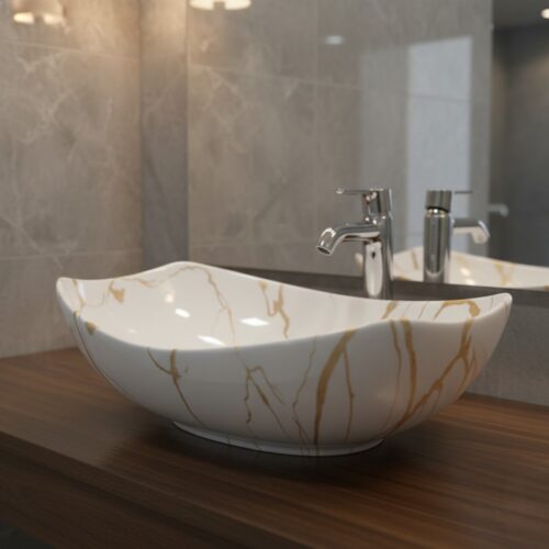 MS-2605 XYLOAN MODERN TABLE TOP BASIN GLOSSY (22"X15")