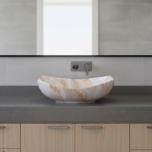 MS-2609 XYLOAN MODERN TABLE TOP BASIN GLOSSY (22"X15")