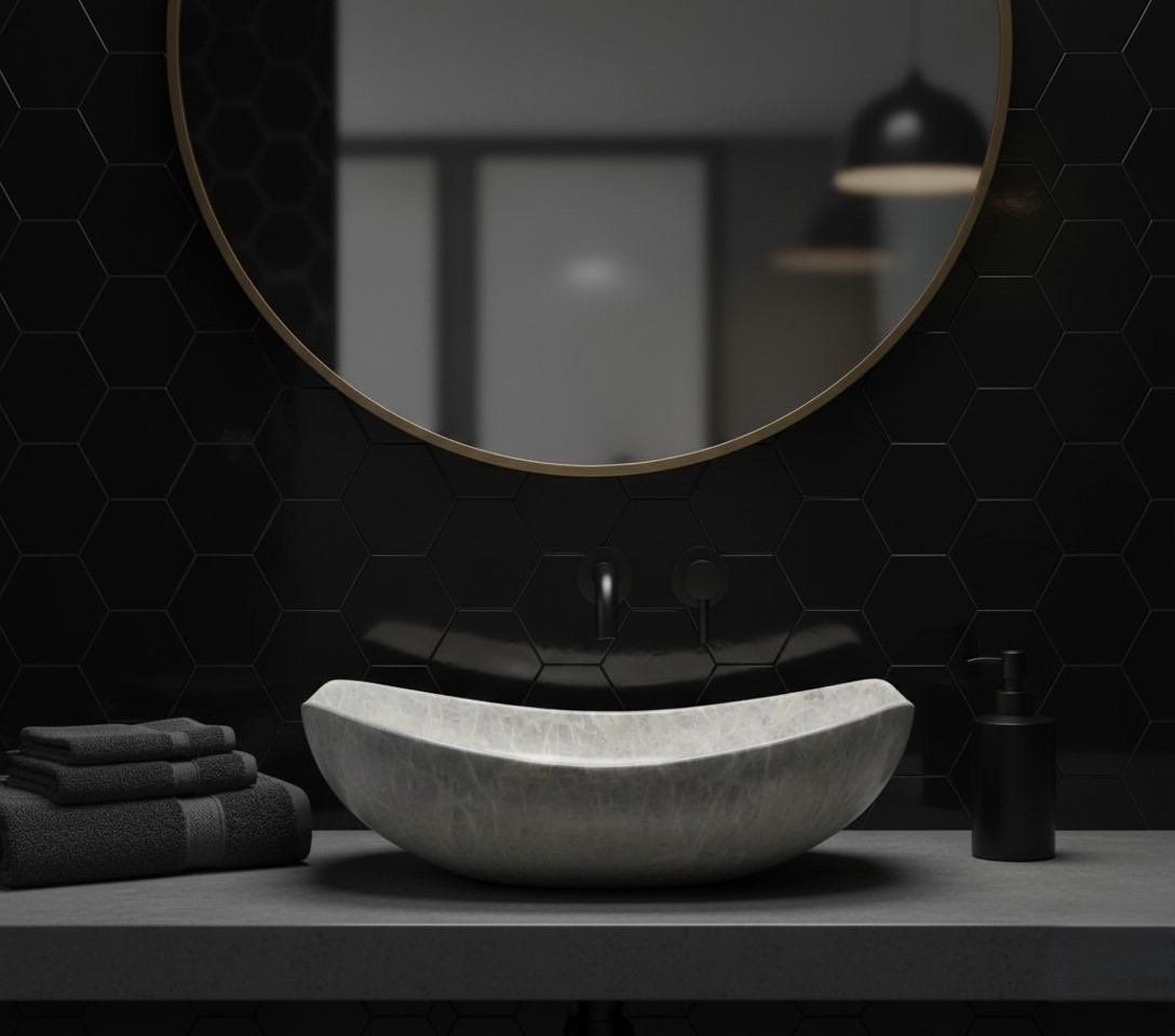 MS-2614 XYLOAN MODERN TABLE TOP BASIN GLOSSY (22"X15") - Image 2