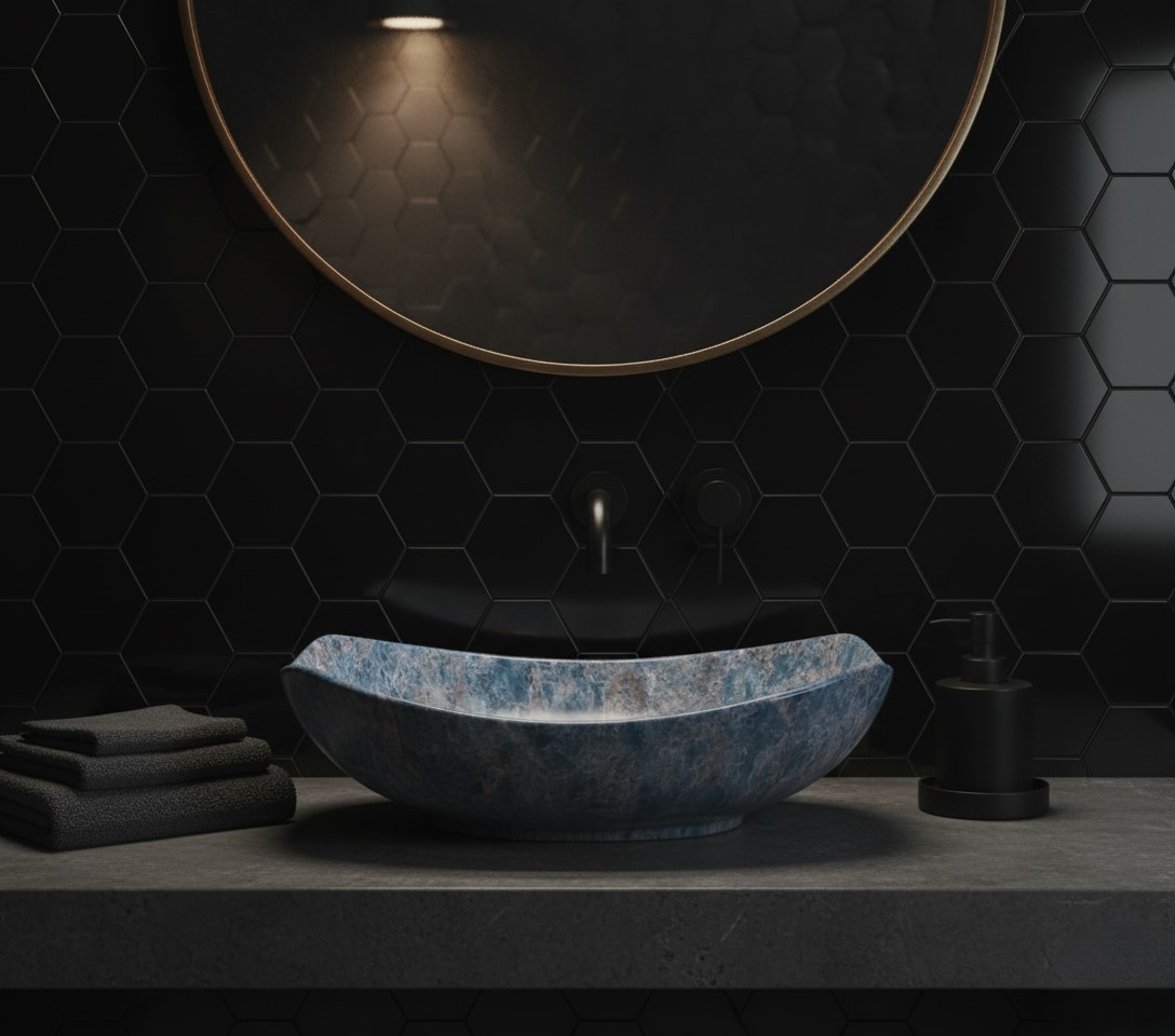 MS-2615 XYLOAN MODERN TABLE TOP BASIN GLOSSY (22"X15") - Image 2