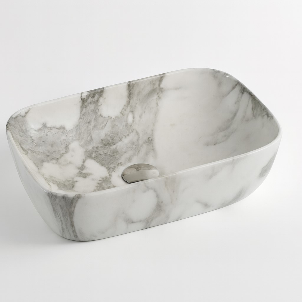 MS-307 XYLOAN TABLE TOP BASIN GLOSSY (16"X12")