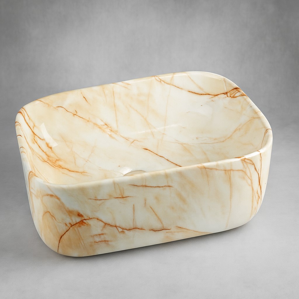 MS-310 XYLOAN TABLE TOP BASIN GLOSSY (16"X12")