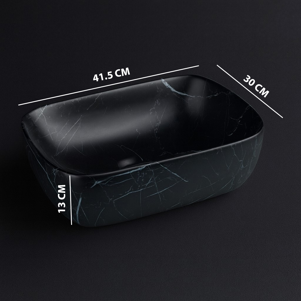 MS-313 XYLOAN TABLE TOP BASIN MATT (16"X12") - Image 3