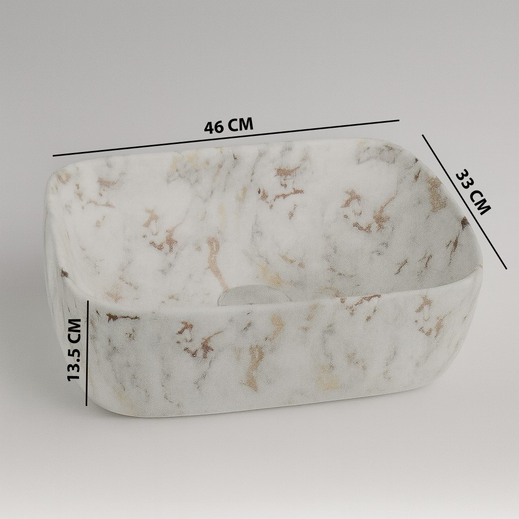 MS-401 XYLOAN TABLE TOP BASIN MATT (18"X13") - Image 3