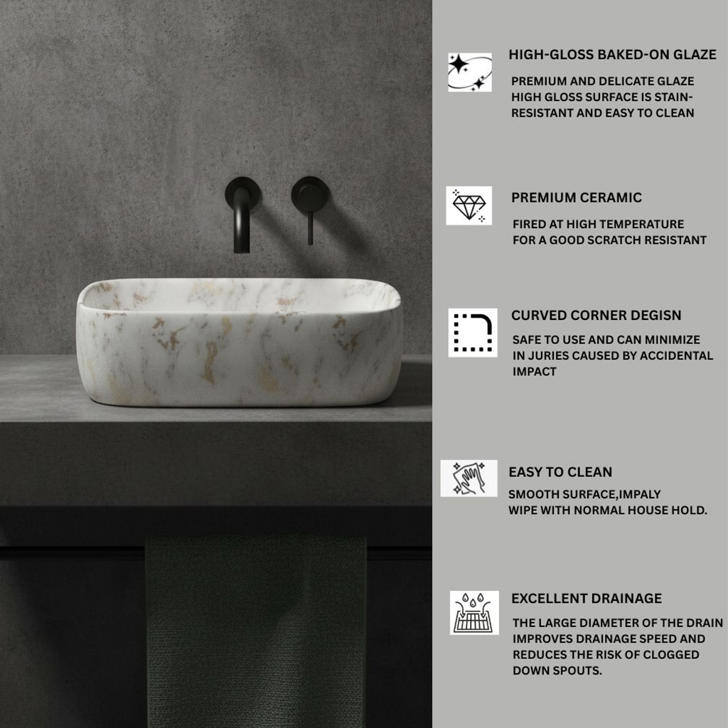 MS-401 XYLOAN TABLE TOP BASIN MATT (18"X13") - Image 4