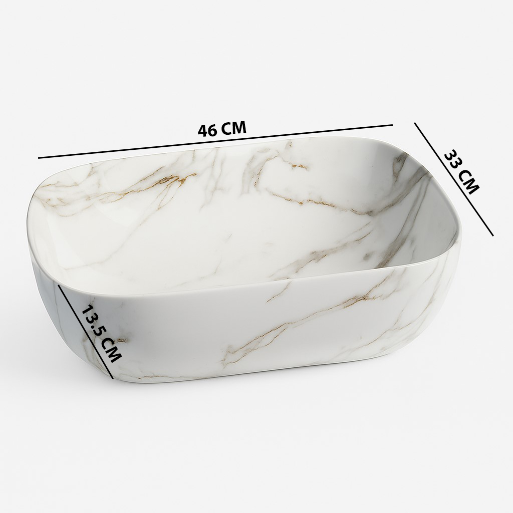 MS-412 XYLOAN TABLE TOP BASIN GLOSSY (18"X13") - Image 3