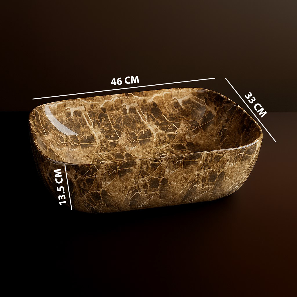 MS-415 XYLOAN TABLE TOP BASIN GLOSSY (18"X13") - Image 3
