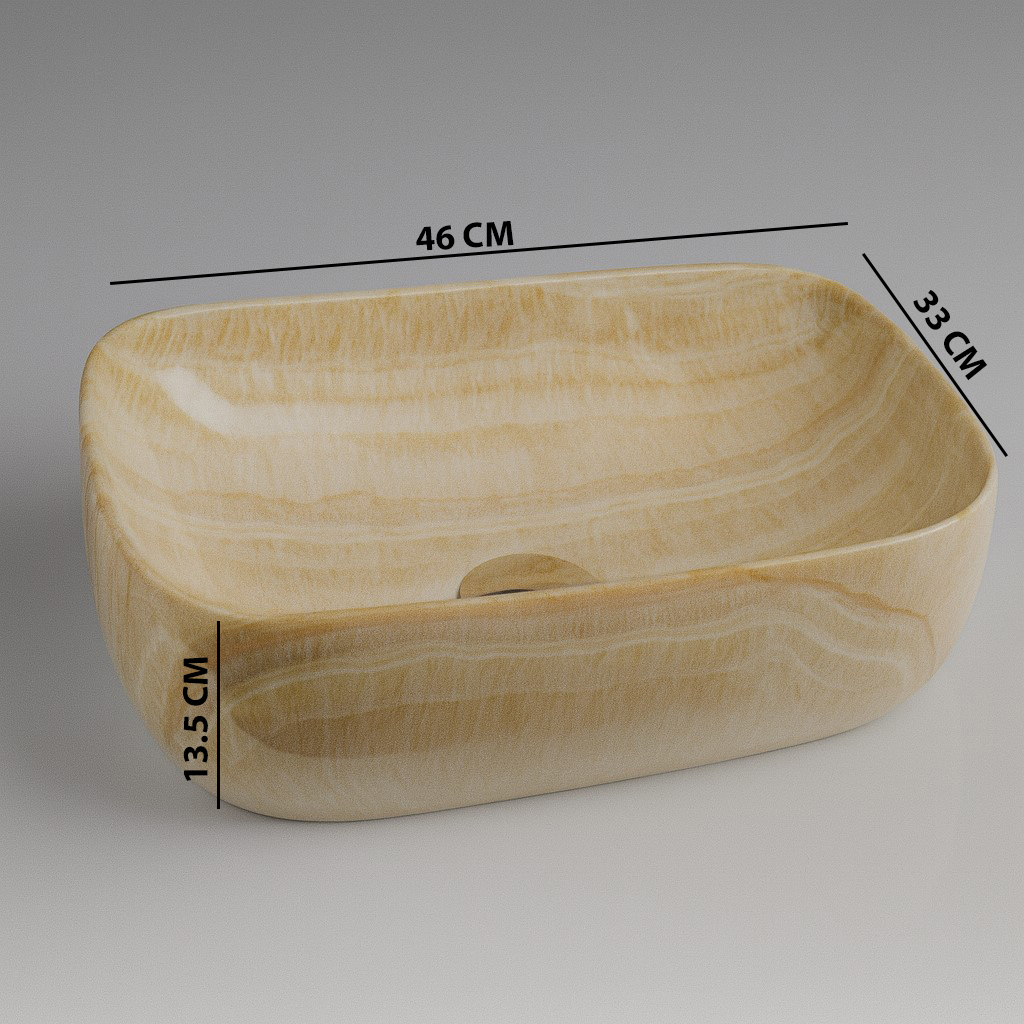 MS-420 XYLOAN TABLE TOP BASIN MATT (18"X13") - Image 3