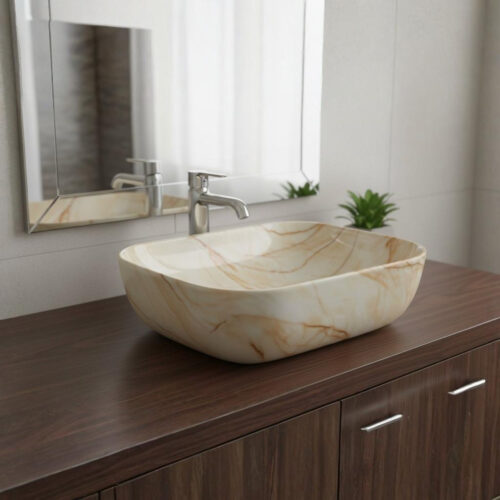 MS-421 XYLOAN TABLE TOP BASIN GLOSSY (18"X13")