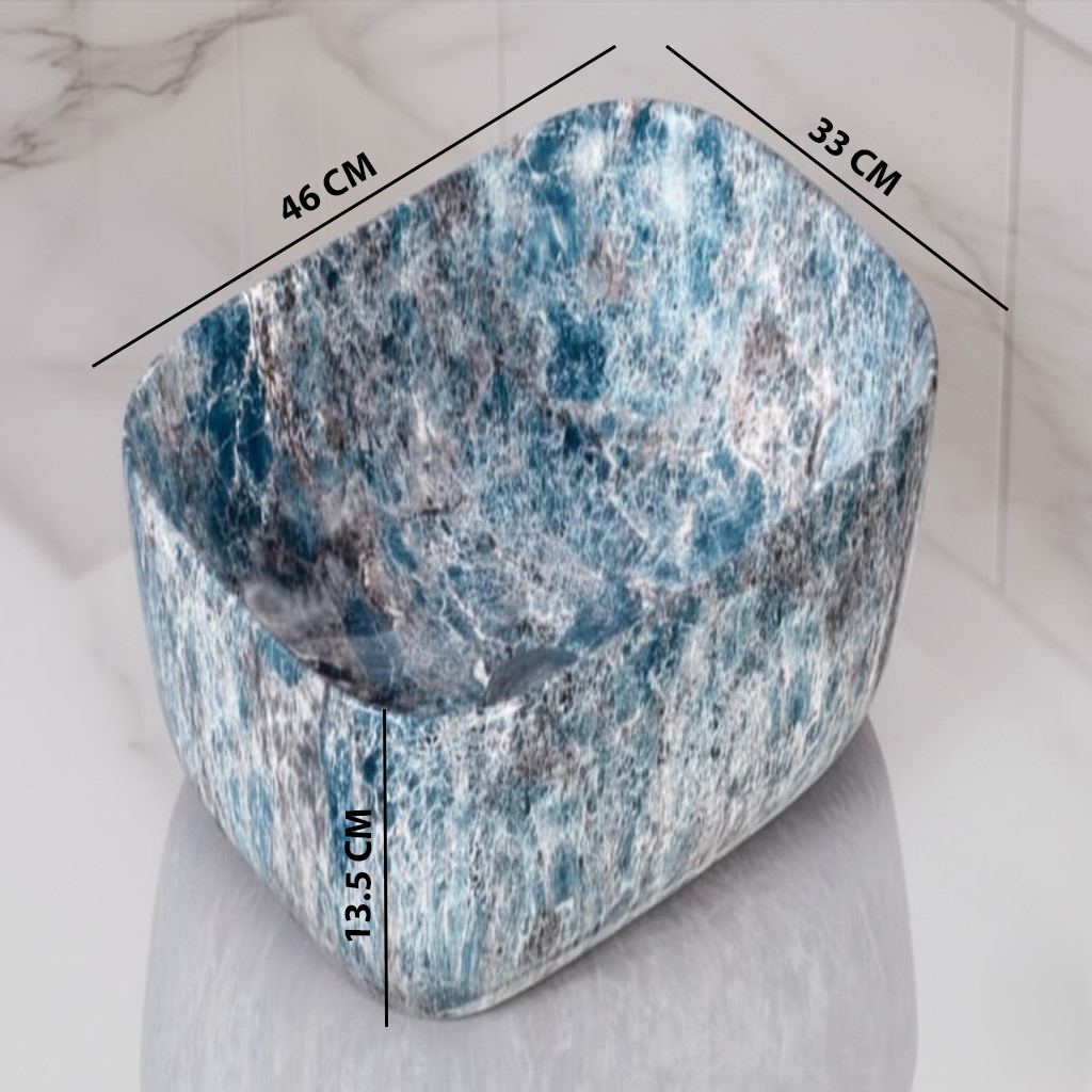 MS-424 XYLOAN TABLE TOP BASIN GLOSSY (18"X13") - Image 3