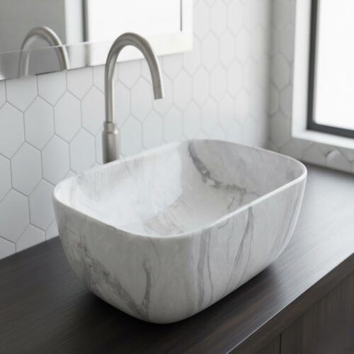 MS-428 XYLOAN TABLE TOP BASIN GLOSSY (18"X13")