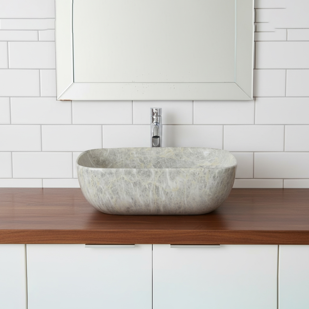 MS-435 XYLOAN TABLE TOP BASIN GLOSSY (18"X13") - Image 2