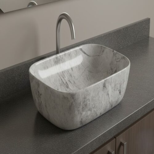 MS-435 XYLOAN TABLE TOP BASIN GLOSSY (18"X13")