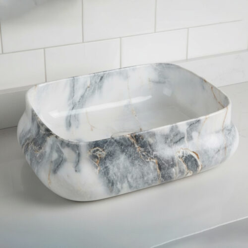 MS-501 XYLOAN TABLE TOP BASIN GLOSSY (18"X14")