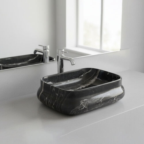 MS-502 XYLOAN TABLE TOP BASIN GLOSSY (18"X14")