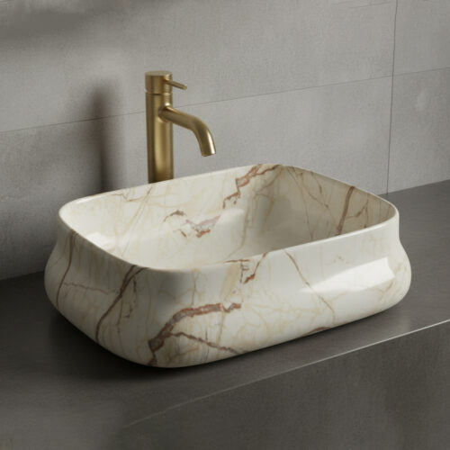 MS-503 XYLOAN TABLE TOP BASIN GLOSSY (18"X14")