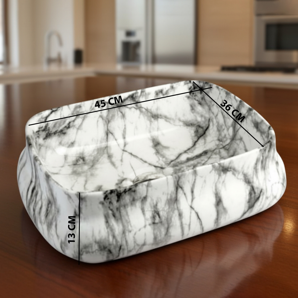 MS-504 XYLOAN TABLE TOP BASIN GLOSSY (18"X14") - Image 3