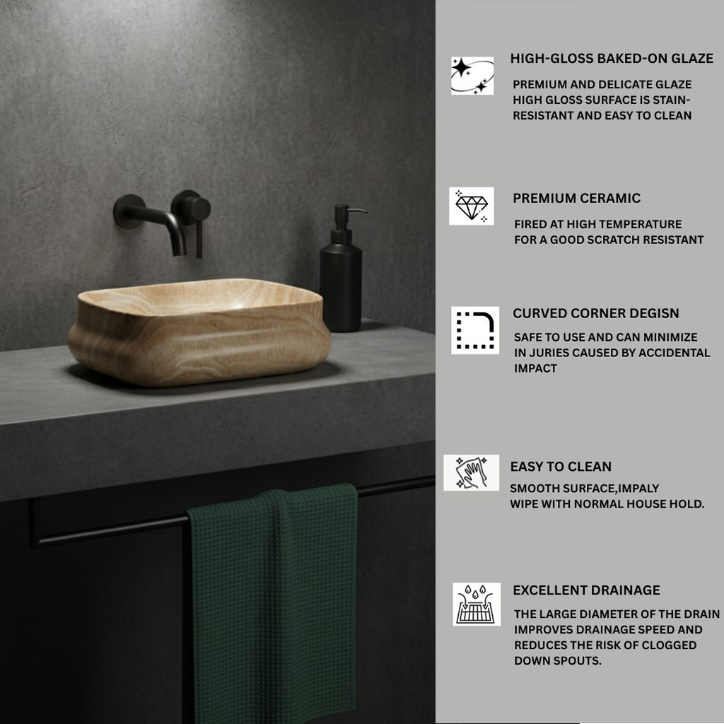 MS-505 XYLOAN TABLE TOP BASIN MATT (18"X14") - Image 4