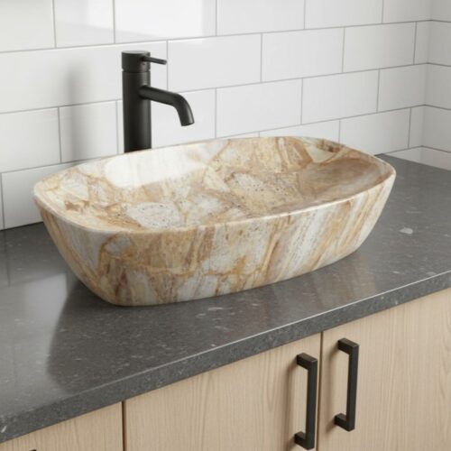 MS-604 XYLOAN TABLE TOP BASIN GLOSSY (24"X15")