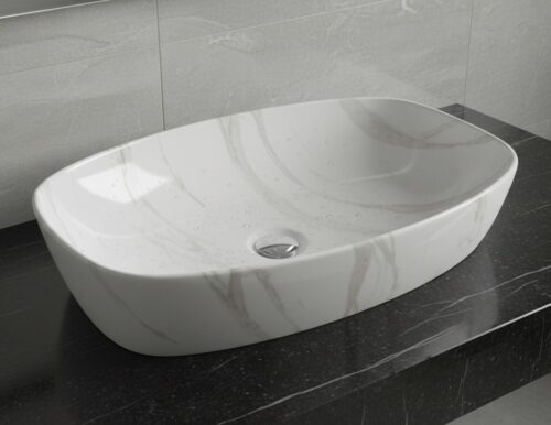 MS-605 XYLOAN TABLE TOP BASIN GLOSSY (24"X15")