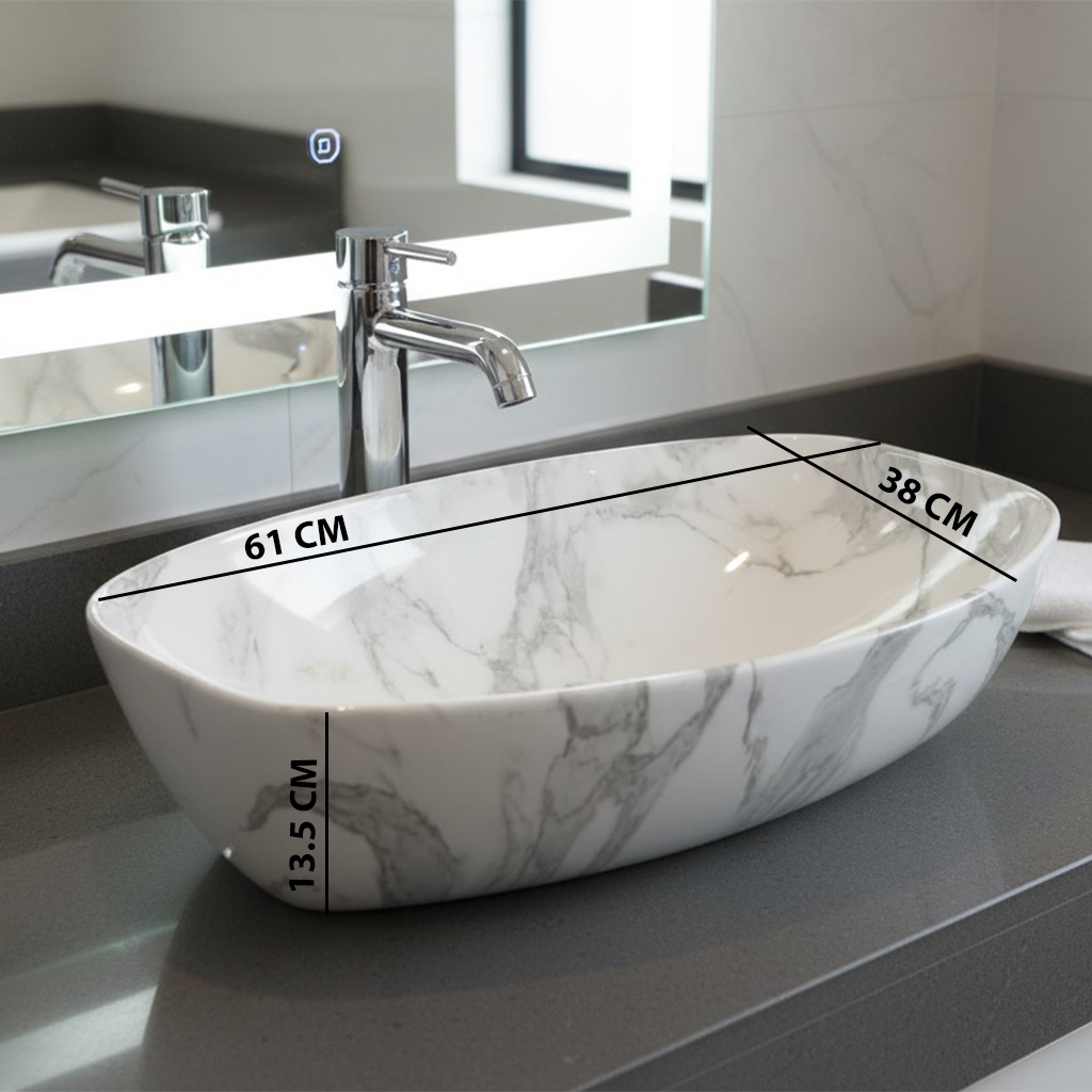 MS-606 XYLOAN TABLE TOP BASIN MATT (24"X18") - Image 3