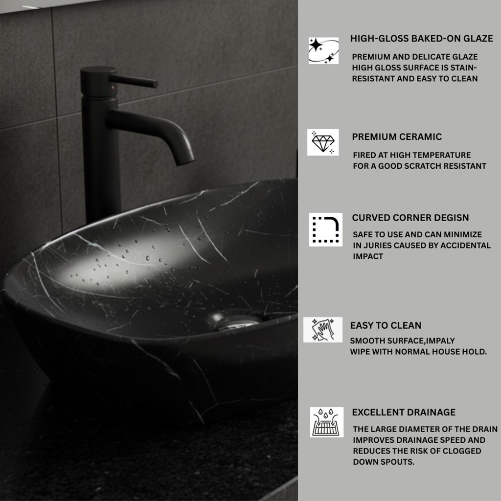 MS-607 XYLOAN TABLE TOP BASIN MATT (24"X15") - Image 4