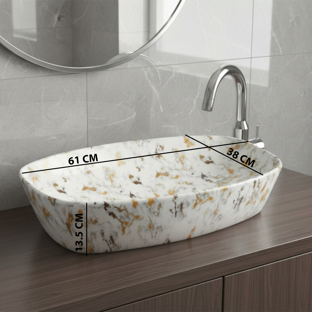 MS-608 XYLOAN TABLE TOP BASIN MATT (24"X15") - Image 3