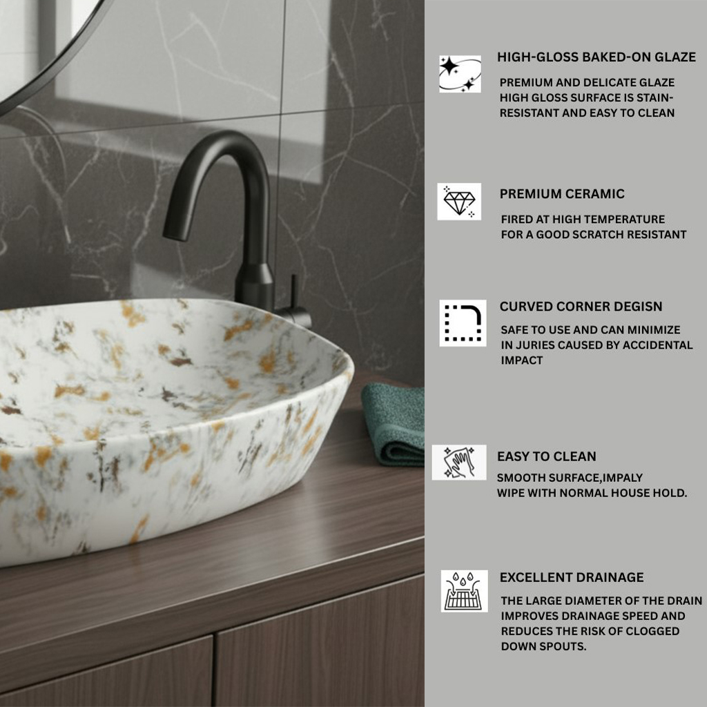 MS-608 XYLOAN TABLE TOP BASIN MATT (24"X15") - Image 4